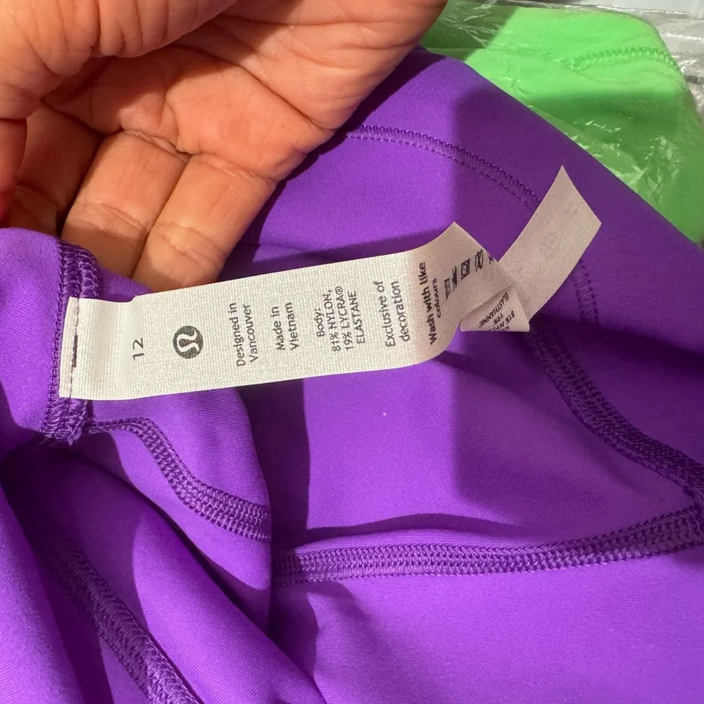 Lululemon Align High Rise 6” Atomic Purple Shorts - Picture 6 of 9